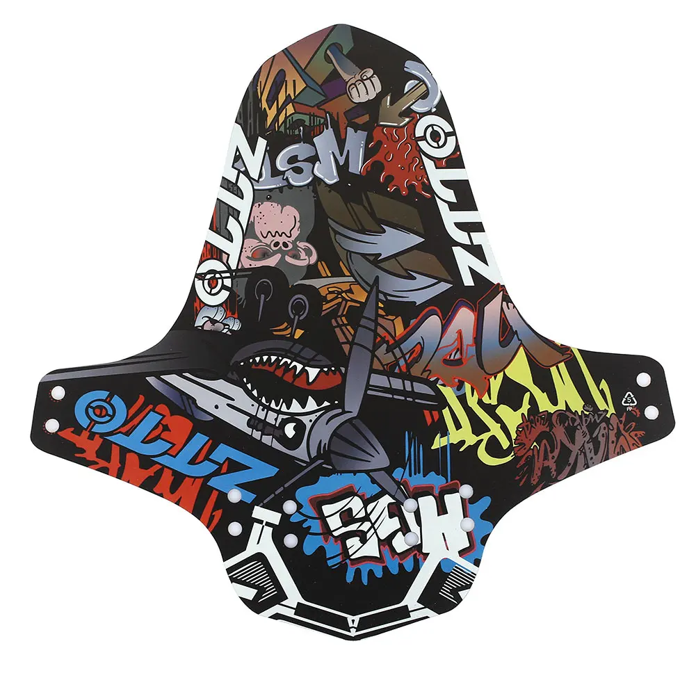 

Black Bicycle Fenders Mountain Bike Fenders Blocking Cool Rain Plate Tool Outdoor Bike Fenders ABS Durable Bicycle Mudguard