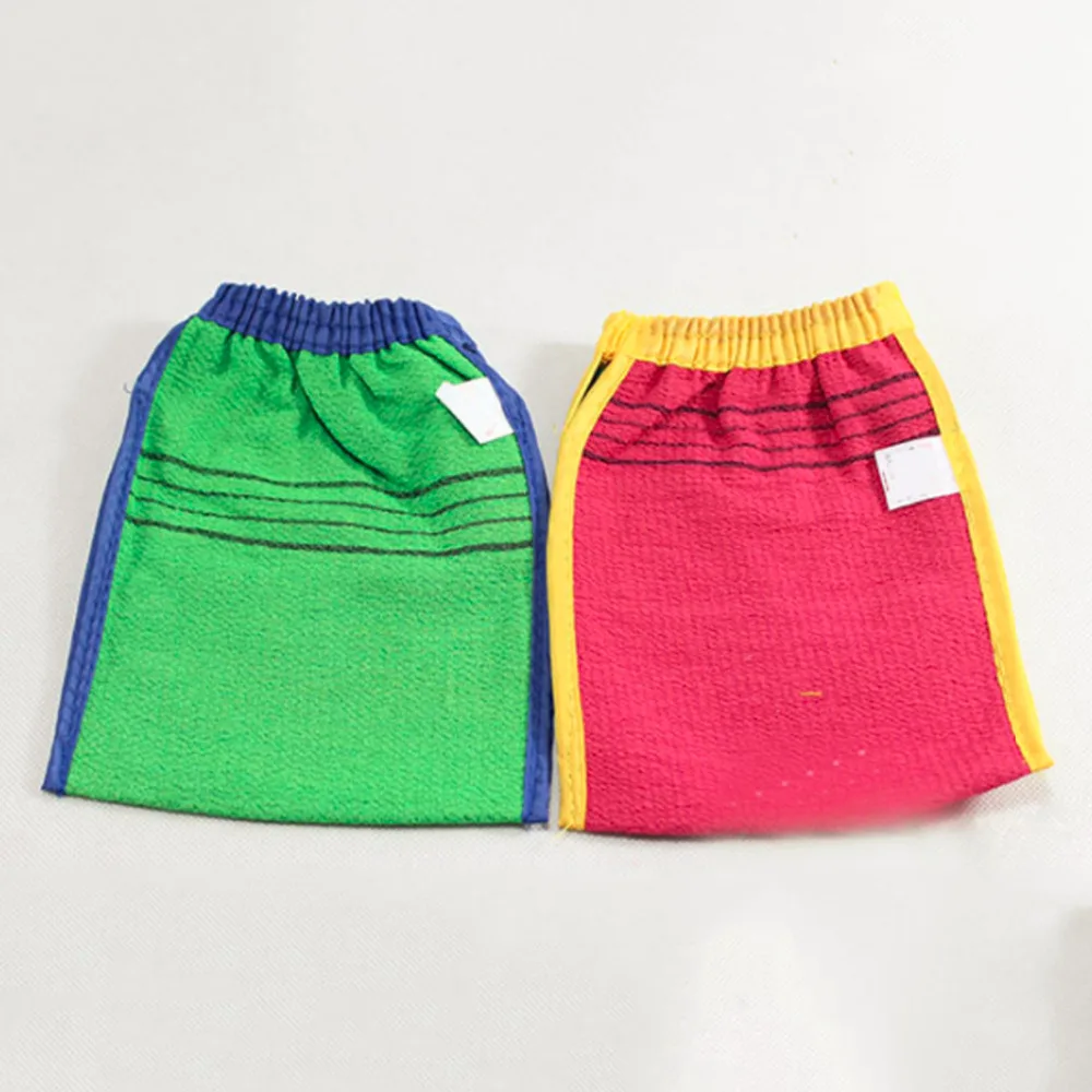 جديد وصول 1 قطعة لون عشوائي دش سبا مقشر جهين قفازات الحمام تنظيف الجسم فرك ميت فرك الجلد الميت إزالة