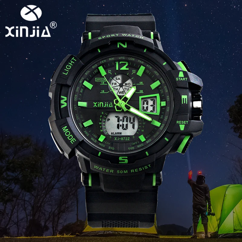 Buy XINJIA men sports watches top brand luxury Men