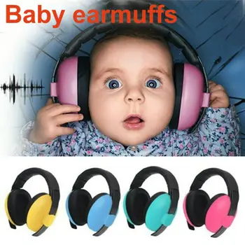 

Adjustable Baby Earmuffs Hearing Protection Ear Defenders Noise Reduction Safety for 3 Months-5 Years Old Child Baby