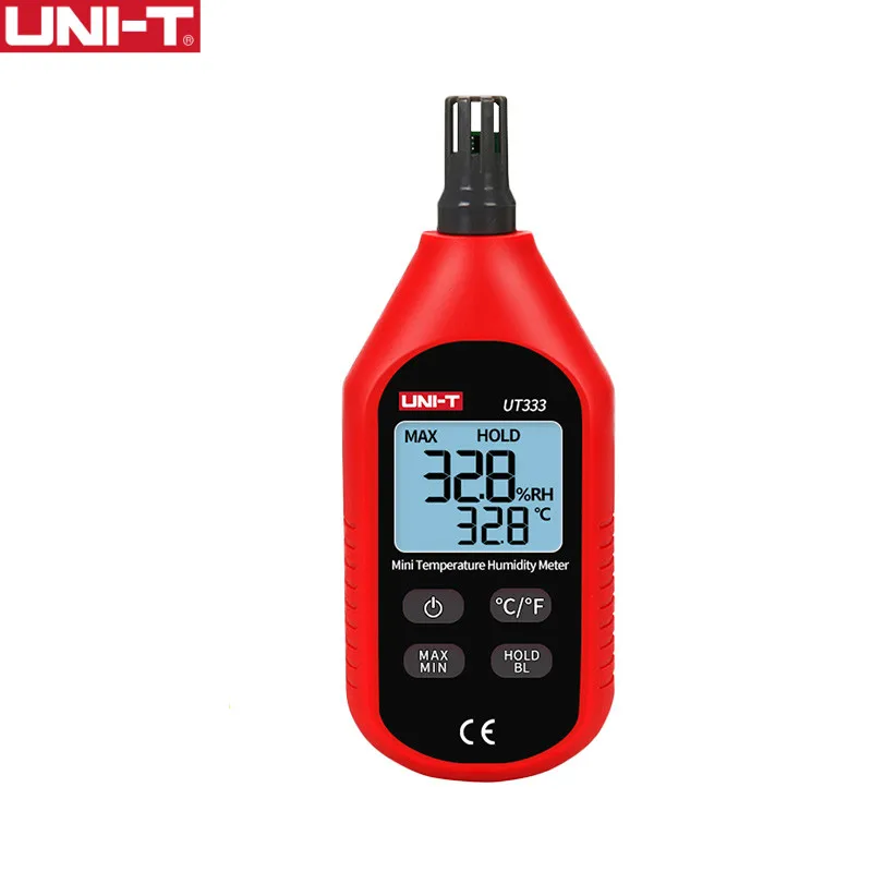 

UNI-T UT333 UT333BT Mini Temperature Humidity Meter Indoor Outdoor Hygrometer Overload Indication LCD Backlight Hygromet