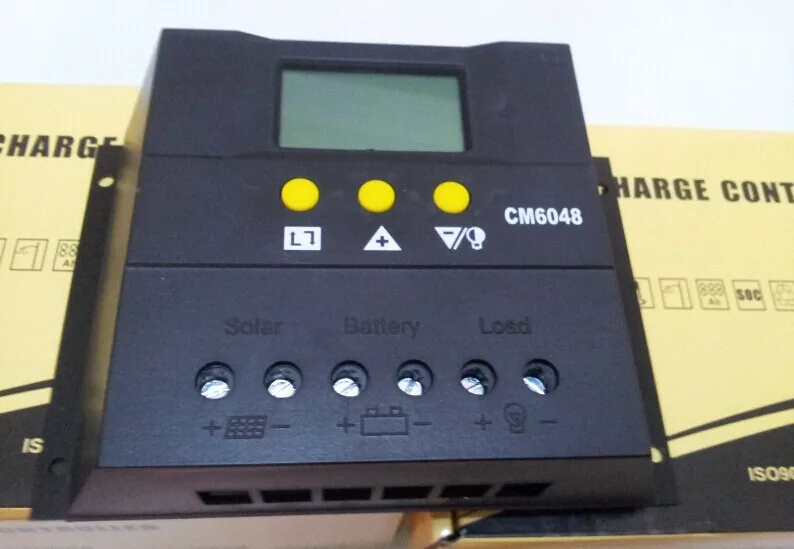 

60A 48V CM6048 Solar Controller PV panel Battery Charge Controller Solar system Home indoor use New