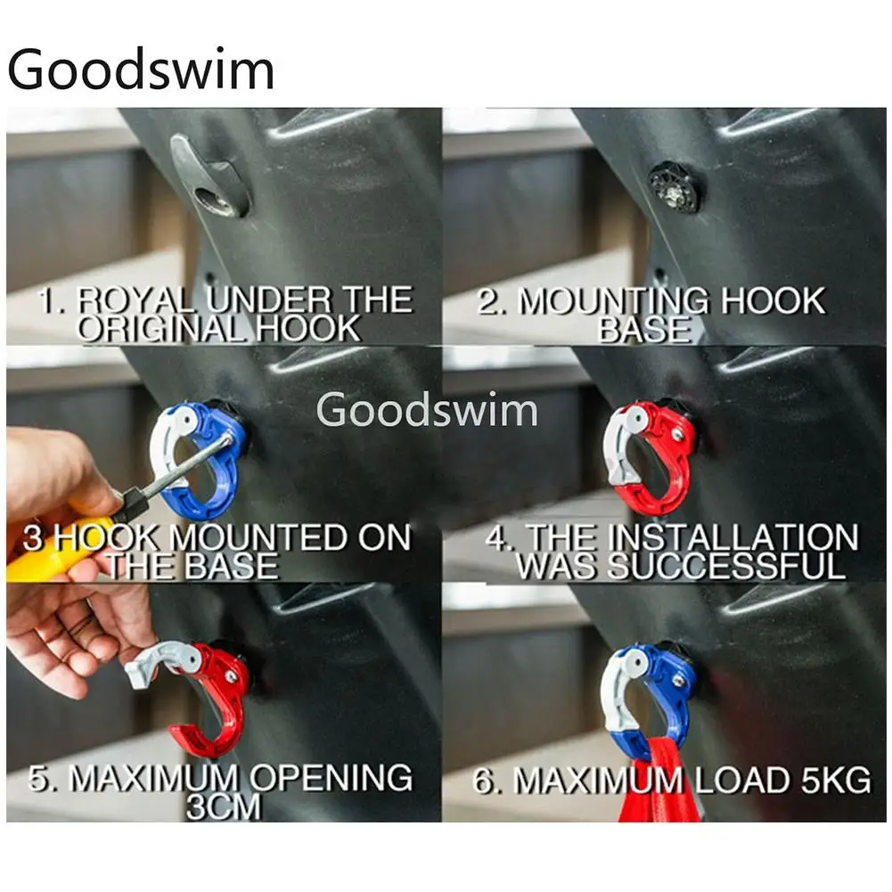 Top For Millet Electric Scooter Metal Hook Scooter Shopping Bag Hook Scooter Portable Hook Riding Accessories 7