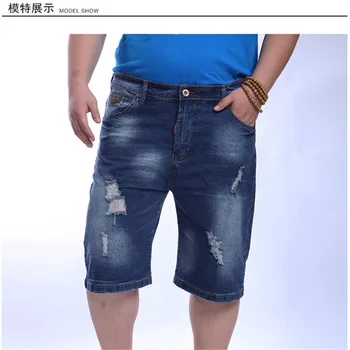 

new arrival Cropped jeans summer man's Low Rise loose trousers pants fashion plus size 32 34 36 38 40 42 44 46 48