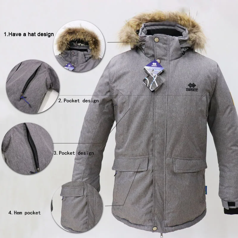 men ski jacket DARETC