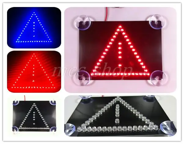 

NEW High quality Third generation brake light warning triangle additional aircraft trigonometric safety warning signs