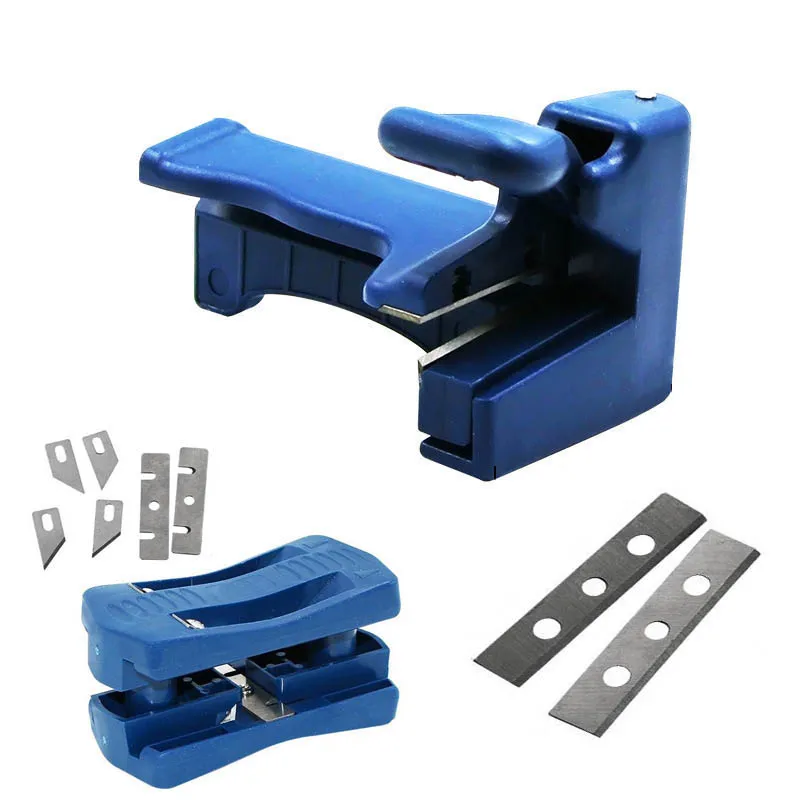 Edge banding machine trimming device Block device Wood Double edge Head and tail trimmer for carpenter PVC Binding strip