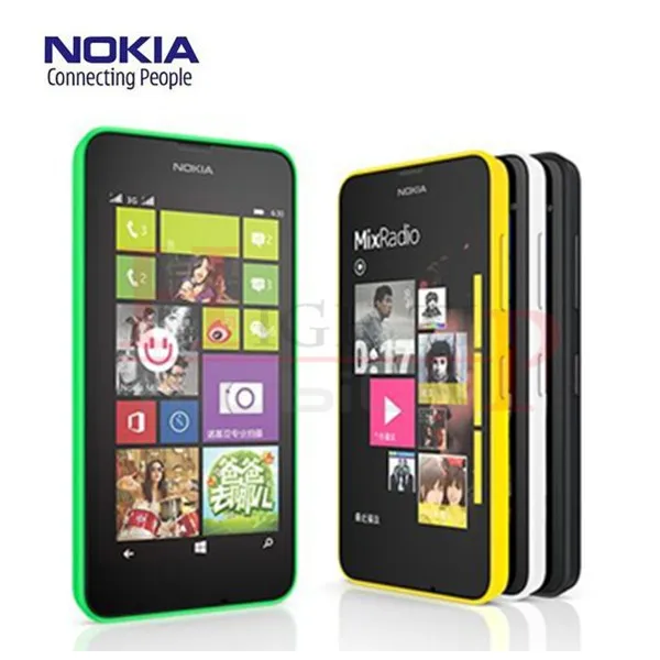 Dual Sim phone Refurbished Original Nokia Lumia 630 windows phone 8.1 Snapdragon 400 Quad Core 4.5" Screen 3G mobile phone iphone 11 refurbished