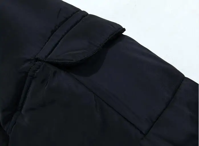 Куртки Мужская зимняя куртка-пуховик Парка мужская длинный тонкий белый пуховики Натуральный мех с капюшоном Теплая Куртка Varsity бурелом