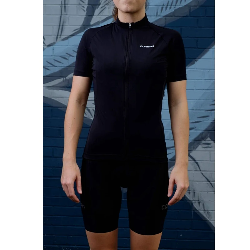 corbah летний открытый Ropa Ciclismo Mujer Mtb велосипедная одежда для женщин комплект для велоспорта с коротким рукавом Maillot Ciclismo комплект для велоспорта - Цвет: sets