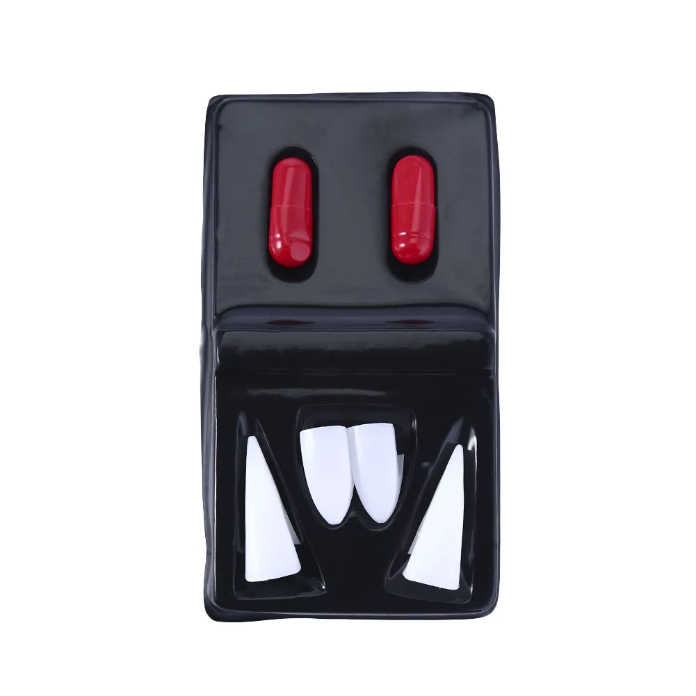 

6 pcs/set Halloween Cosplay Dentures Zombie Teeth Ghost Devil Fangs Werewolf Teeth Props Party Cosplay Teeth