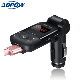 

12V-24V Auto Stereo Bluetooth Hands Free Car Kit U Disk TF Card MP3 Music Player Voiture Bluetooth Telephone FM Transmitter