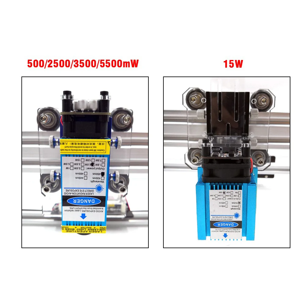 US Plug A3 Pro мини-станок для лазерной резки 5500wm/3500wm/5500 МВт/7 Вт/15 Вт лазерная головка DIY машина гравер для резки древесины PWM