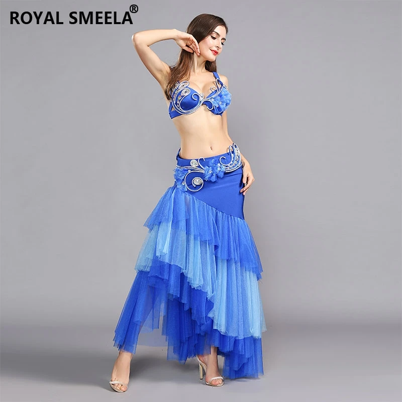 ROYAL SMEELA - Disfraz de danza del vientre para mujer, gasa, para danza  del vientre, para danza del vientre, para el vientre, para el vientre, para