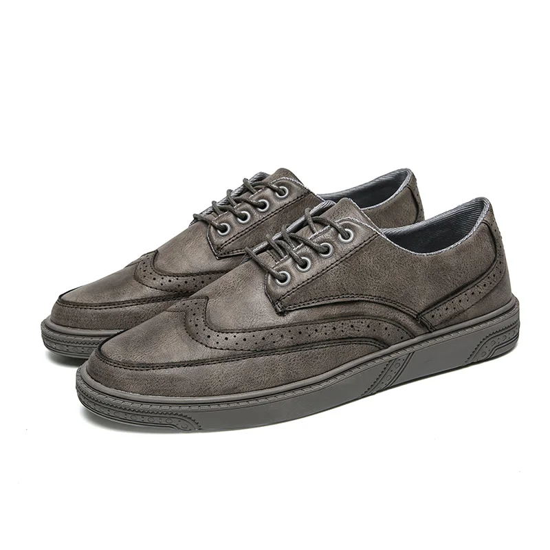 men dress shoes leather brogue oxfords luxury italian brand retro classic male footwear cool designer comfort dress flats for me (2)