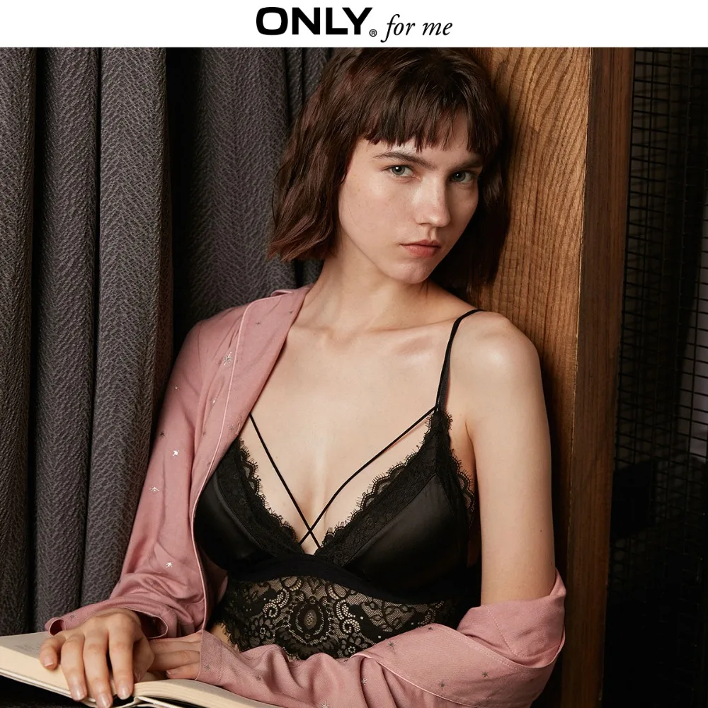 

ONLY Lace Splice Bra |118403501