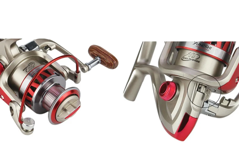 Super Strength Aluminium Alloy Metal Head & Arm Spinning Fishing Reel 10BB Anti-reverse Fishing Line Wheel Sea Fishing Tackle (3)