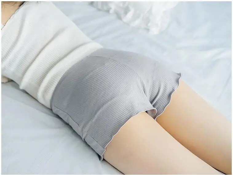 Женские Мягкие Бесшовные безопасные короткие штаны, летние сексуальные удобные хлопковые Дышащие Короткие колготки для девочек