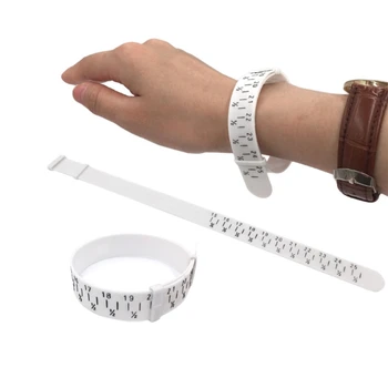 

Bracelet Sizer Plastic Wristband Measuring Tool Bangle Jewelry Making Gauge Hand Jan8 -W128