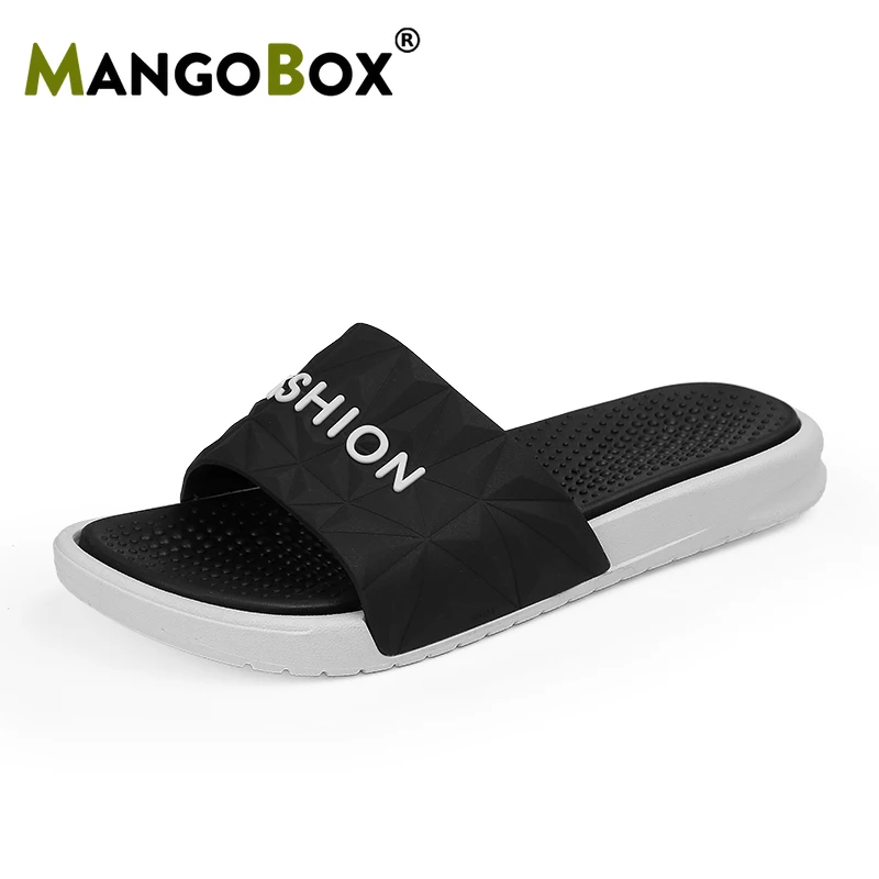 

Non-slip Indoor Slippers Summer Mens Home Sandals Rubber Bathroom Slippers Swimming Pool Walking Shoes Men Casual Sandals Slides
