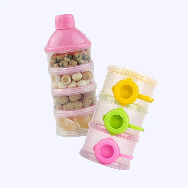 2017 New Baby Food Storage Three tier Portable Container Sealed Cans