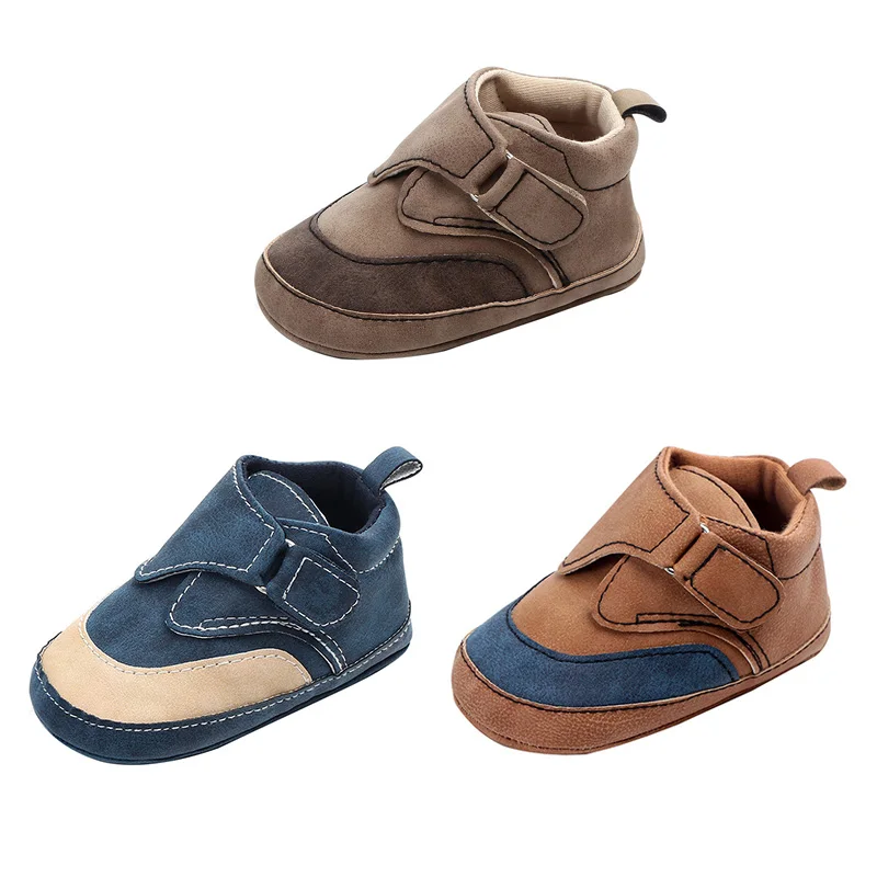 Baby Boys Shoes Breathable Patchwork Sneakers Toddler Soft Soled First