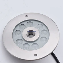 316 нержавеющая сталь 27 Вт DMX 512 RGB подводный светодиодный светильник для фонтана многоцветный пруд светильник светодиодный погружной кольцевой светильник 4 шт./лот