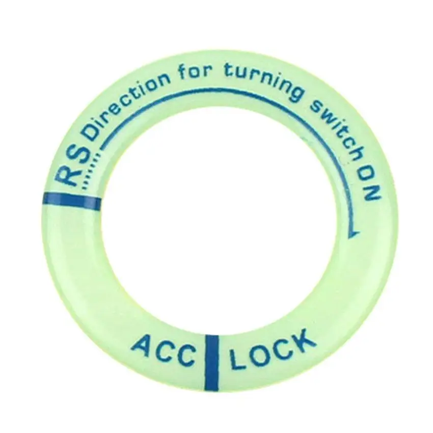 

Universal Night Vision Fluorescence Sticker Fit Luminous Ignition Engine Start Cover Key Hole Ring Decal Sticker Tip