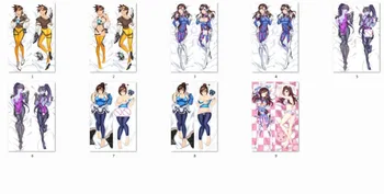 

Hot shooter game charactor Pharah Fareeha Amari Tracer Lena Oxton Widowmaker Amelie Lacroix D.Va Hana Song body pillowcase cover