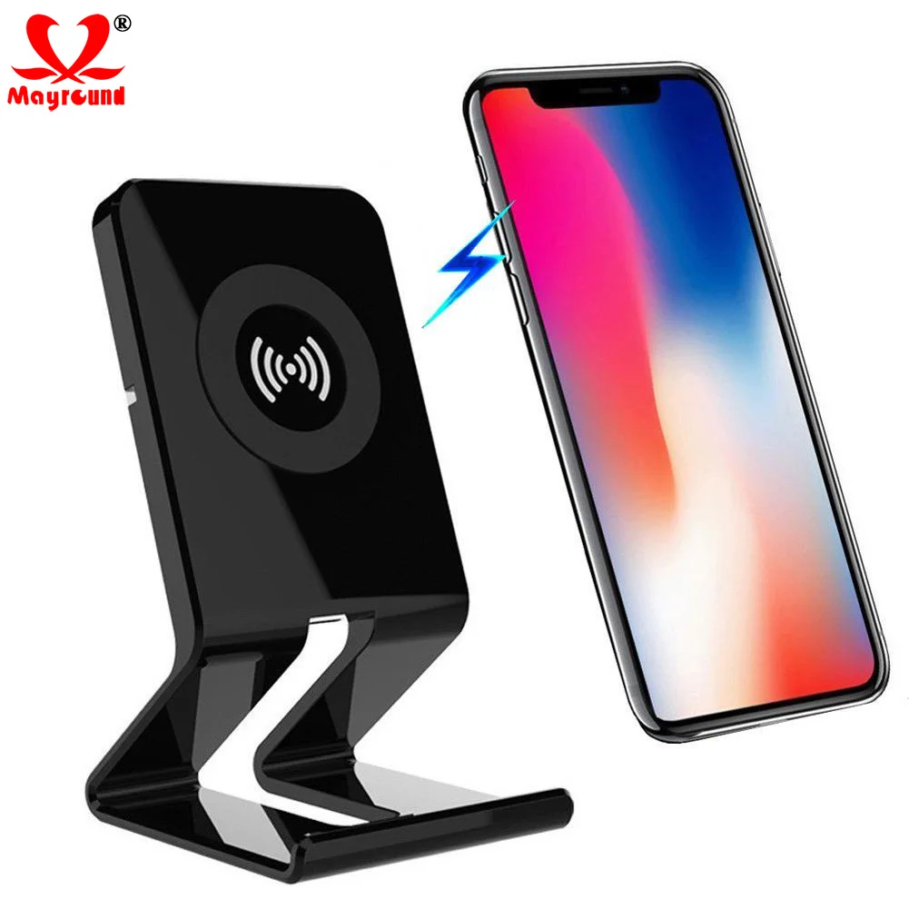 Mayround 5W Qi charger Wireless For iPhone XS Max/XR/X 8 7