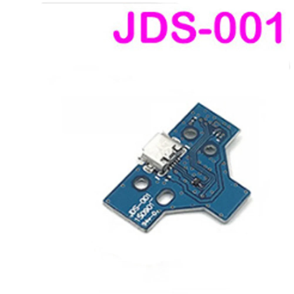 JDS-001 JDS-011 JDS-030 JDS-040 USB плата с зарядным портом+ 12/14 pin плоский гибкий кабель для PS4 контроллера DualShock 4 - Цвет: JDS-001 with 14 pin