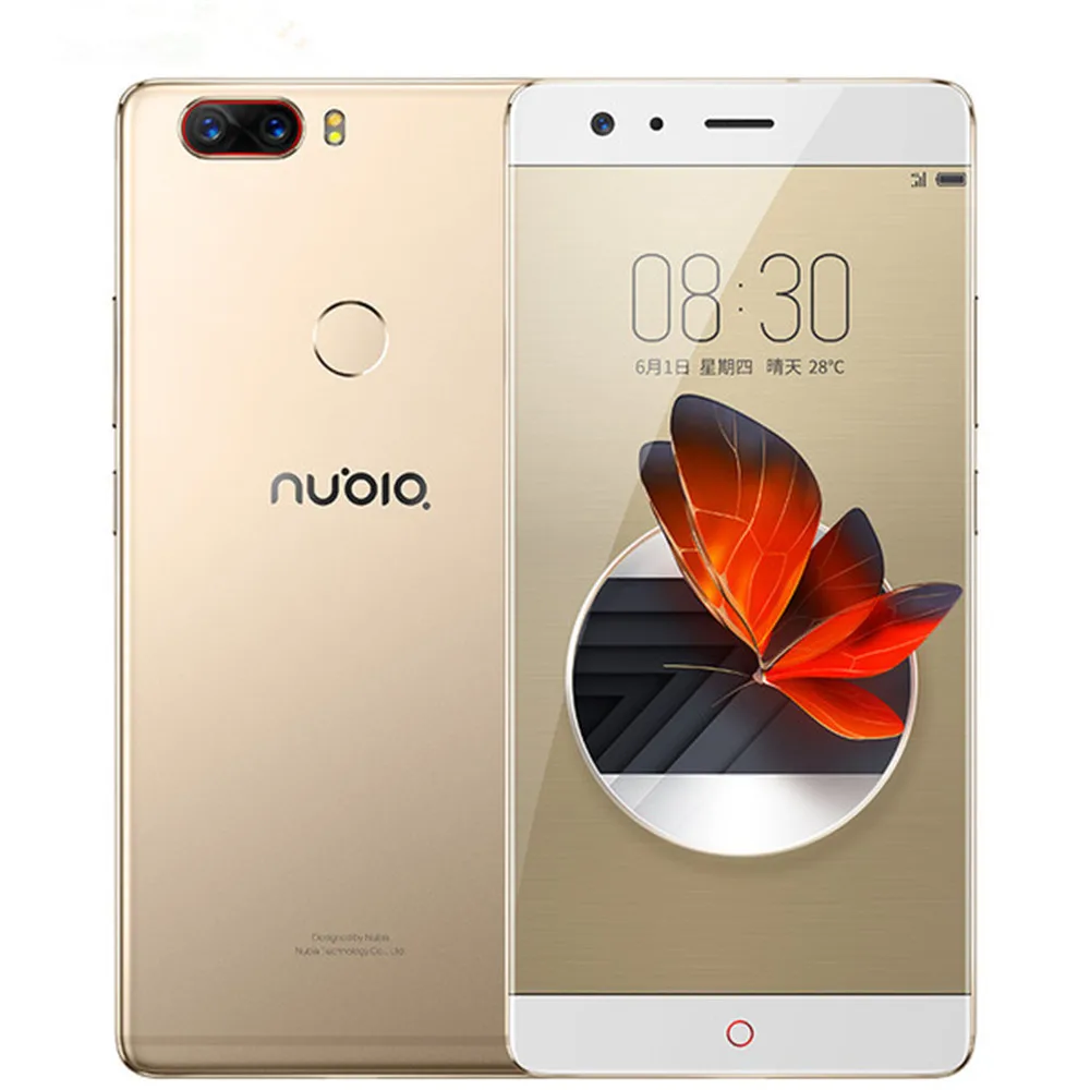 Телефон Nubia Z17 без полей, 6 ГБ ОЗУ, 64 Гб ПЗУ, Android 7,1, Восьмиядерный процессор Snapdragon 835, 5,5 дюйма, две sim-карты, МП, мобильные телефоны