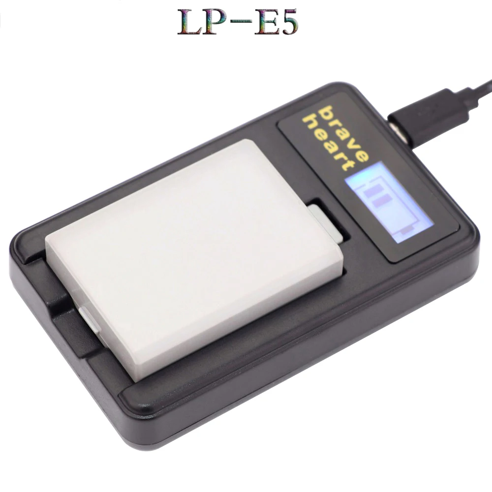 2x LP-E5 батарея lp e5 bateria lpe5 батареи+ ЖК-зарядное устройство для Canon DSLR EOS 550D 500D 450D 1000D kiss x3 T2i T3i T4i Камеры