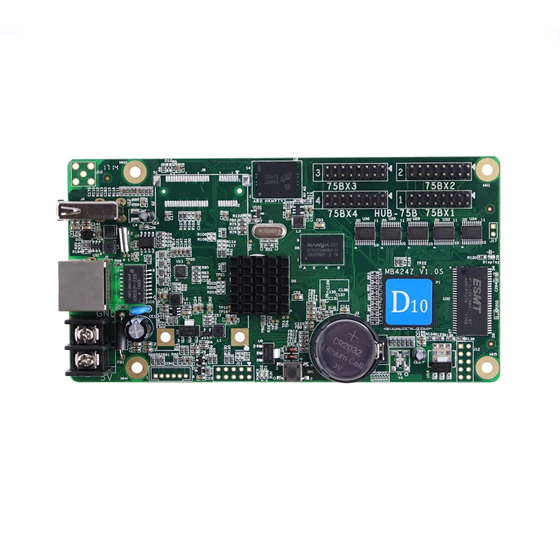 

HD-D10 led asynchronous display control card shop window white led base for display