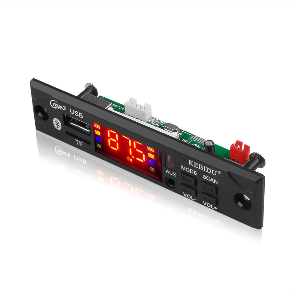 

Wireless Bluetooth 5V 12V music MP3 Decoder Board car kit USB AUX TF FM Car radio Module DIY MP3 Audio Player for home auto