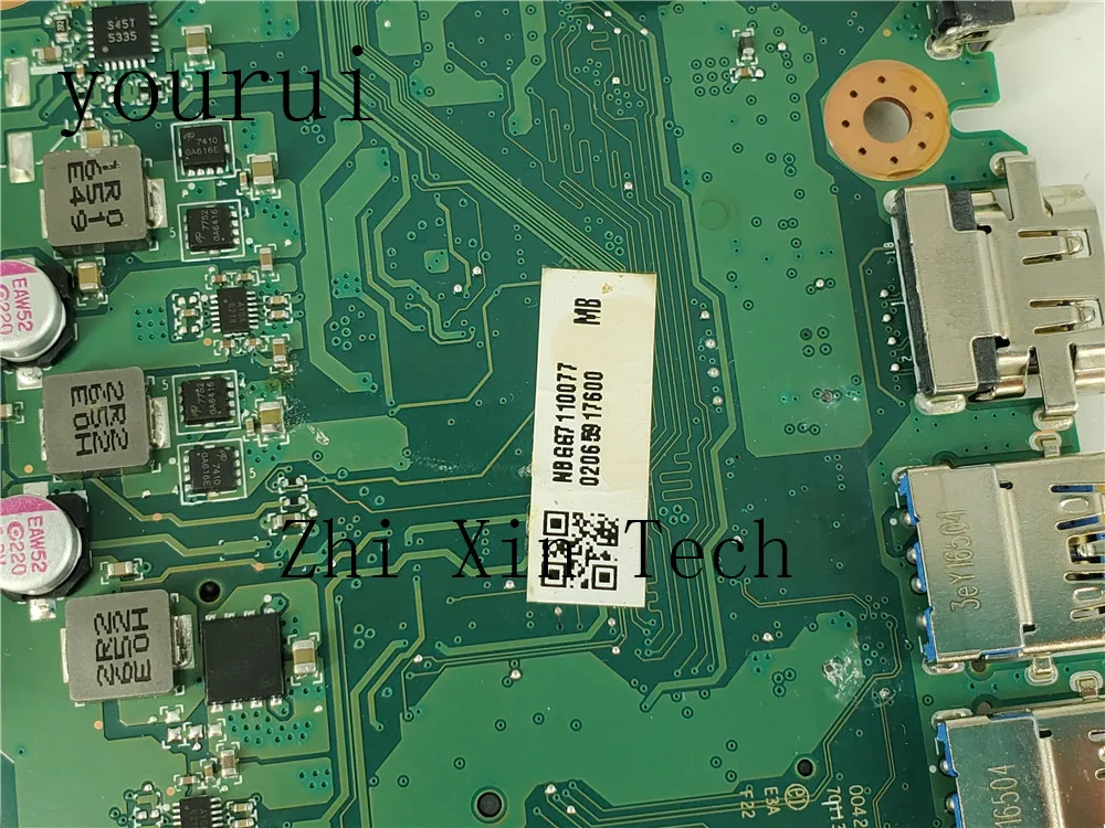Yourui для ACER Aspire E5-575 E5-575G Материнская плата ноутбука i7-7500u Процессор DDR3 NBGG711007 NB. GG711.007 DAZAAMB16E0 DDR3 протестировал ok