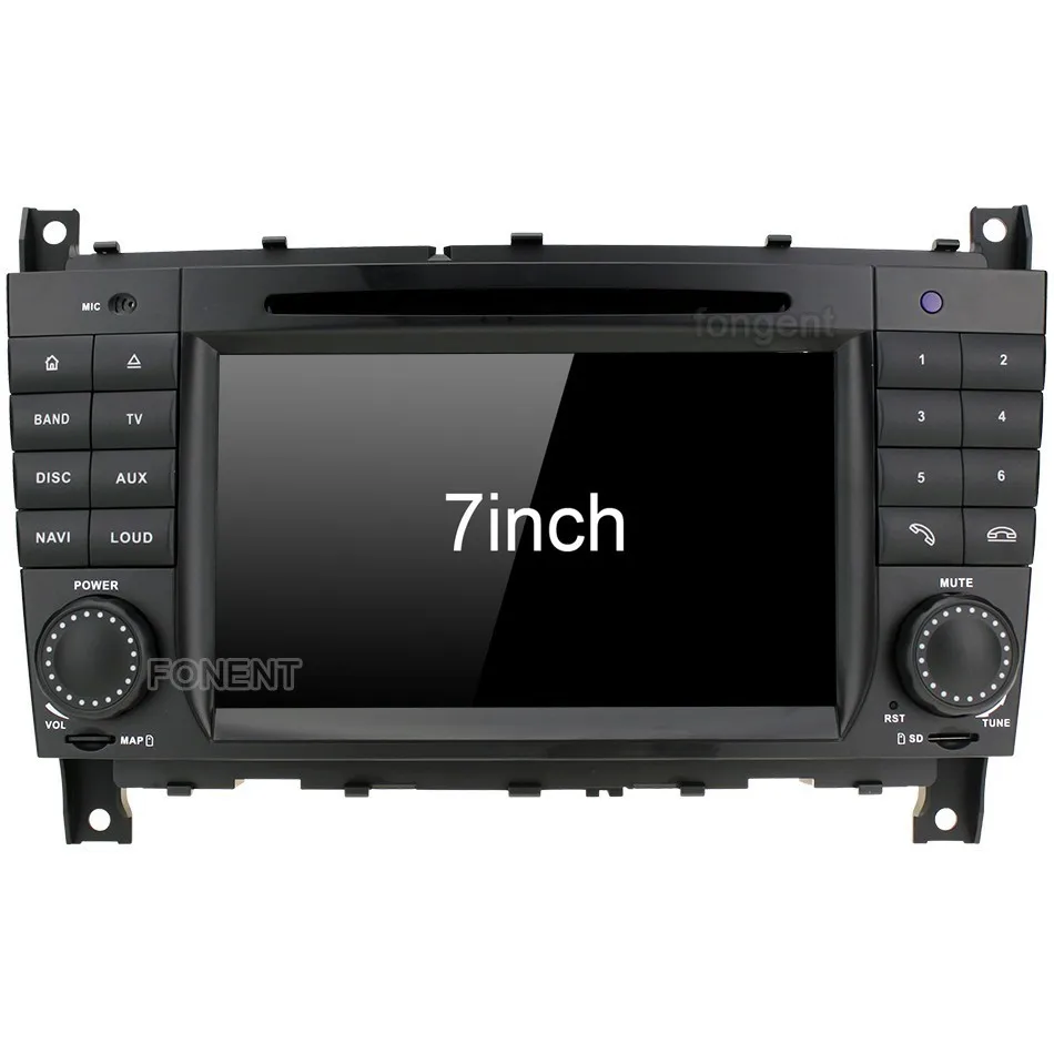 Sale Android 9.0 Stereo Unit for Mercedes Benz Car C CLS CLC CLK Class W203 W209 W219 MB Auto GPS Navigator Multimedia Radio Player 0