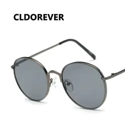 2018 Новый круглые очки Для женщин Для мужчин Элитный бренд ретро солнцезащитные очки Винтаж зеркало солнцезащитных очков женщина