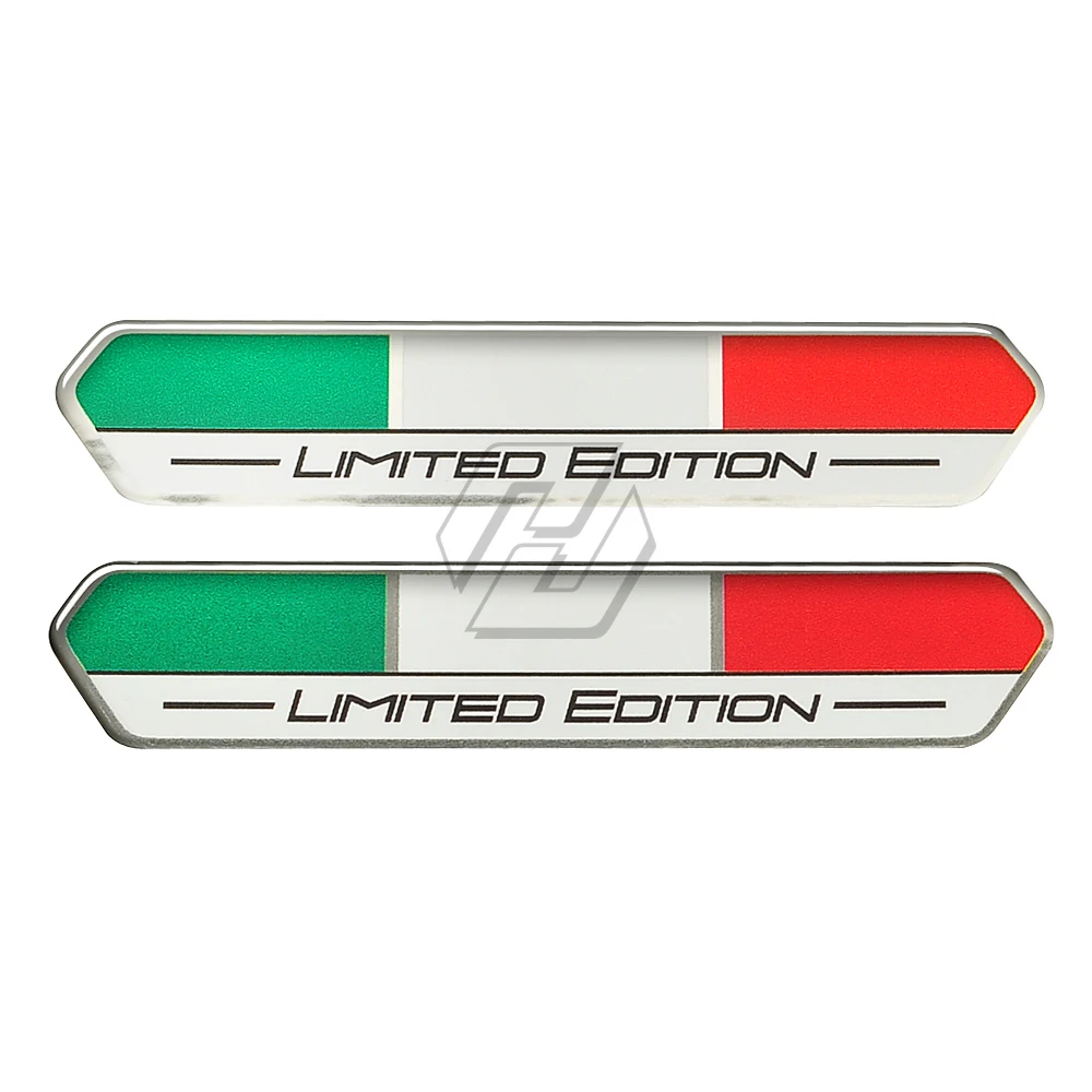 

Chrome Reflective Italy Flag Limited Edition Sticker Motorcycle Tank Decal Case for Aprilia RSV4 RS4 Car Tail Side Sticker