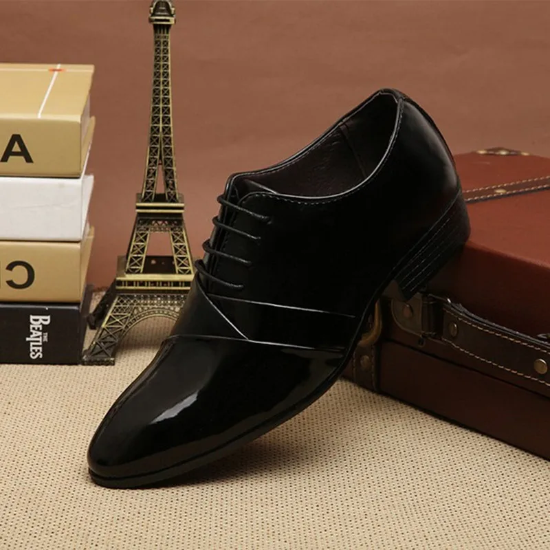 Pointu 2019 De Formelle Blanc Mariage Pour 1 Chaussures Habillées Hommes Oxford Cuir Homme En Sapatos Designer 3 Masculino E7qrP7
