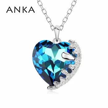 

ANKA Alana heart crystal Pendant necklace Collares Mujer Collier Top Fashion Necklace Jewelry Crystals from Austria #97851