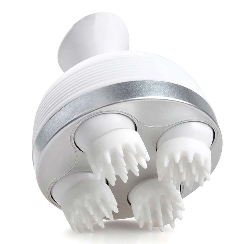 Wireless Electric Head Massager Hand Held Shiastu Massagers Manual 4 Heads Scalp massager Device For Head Mssage Relaxation