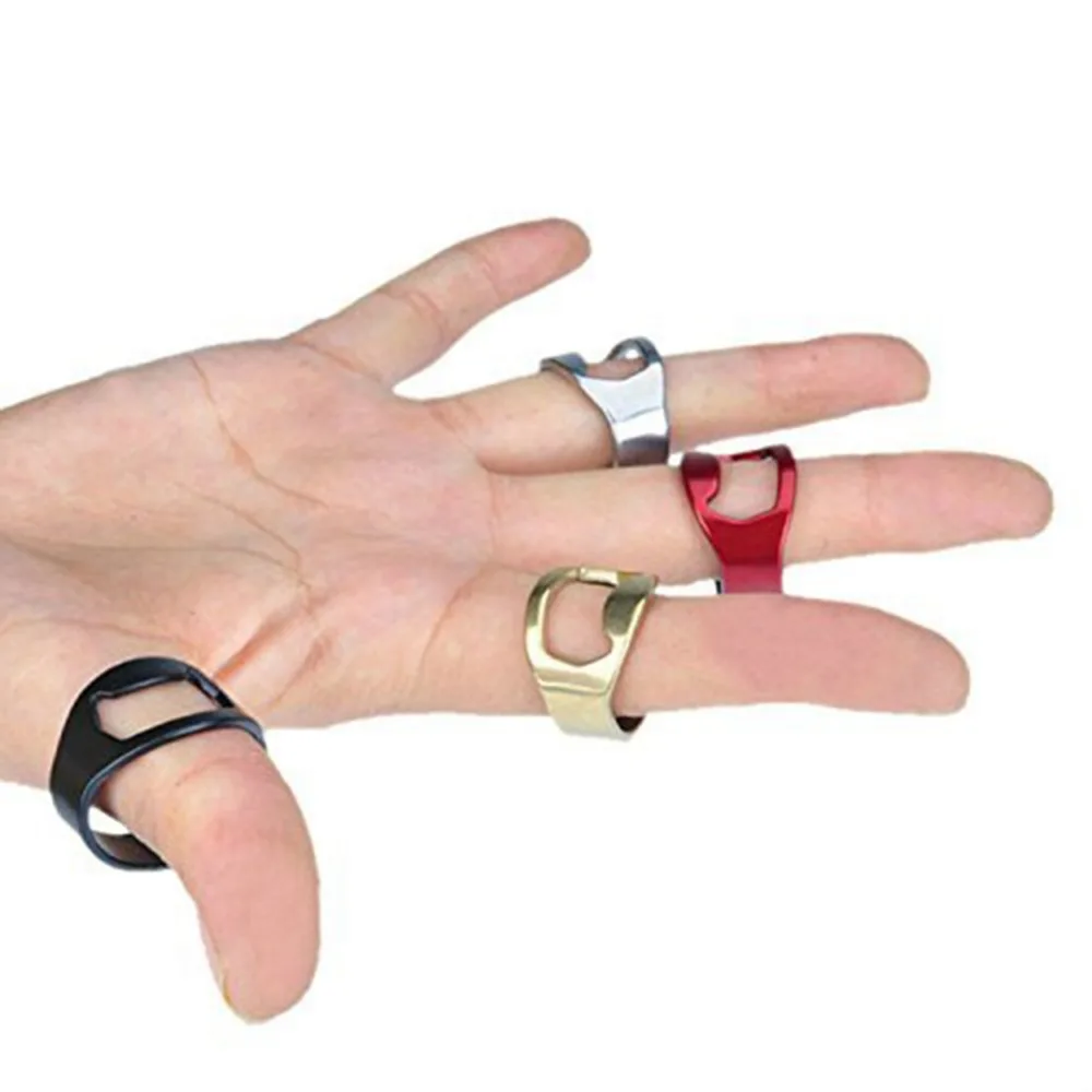 22 мм креативное универсальное металлическое кольцо на палец из нержавеющей стали в форме кольца открывалка для пивных бутылок барные инструменты
