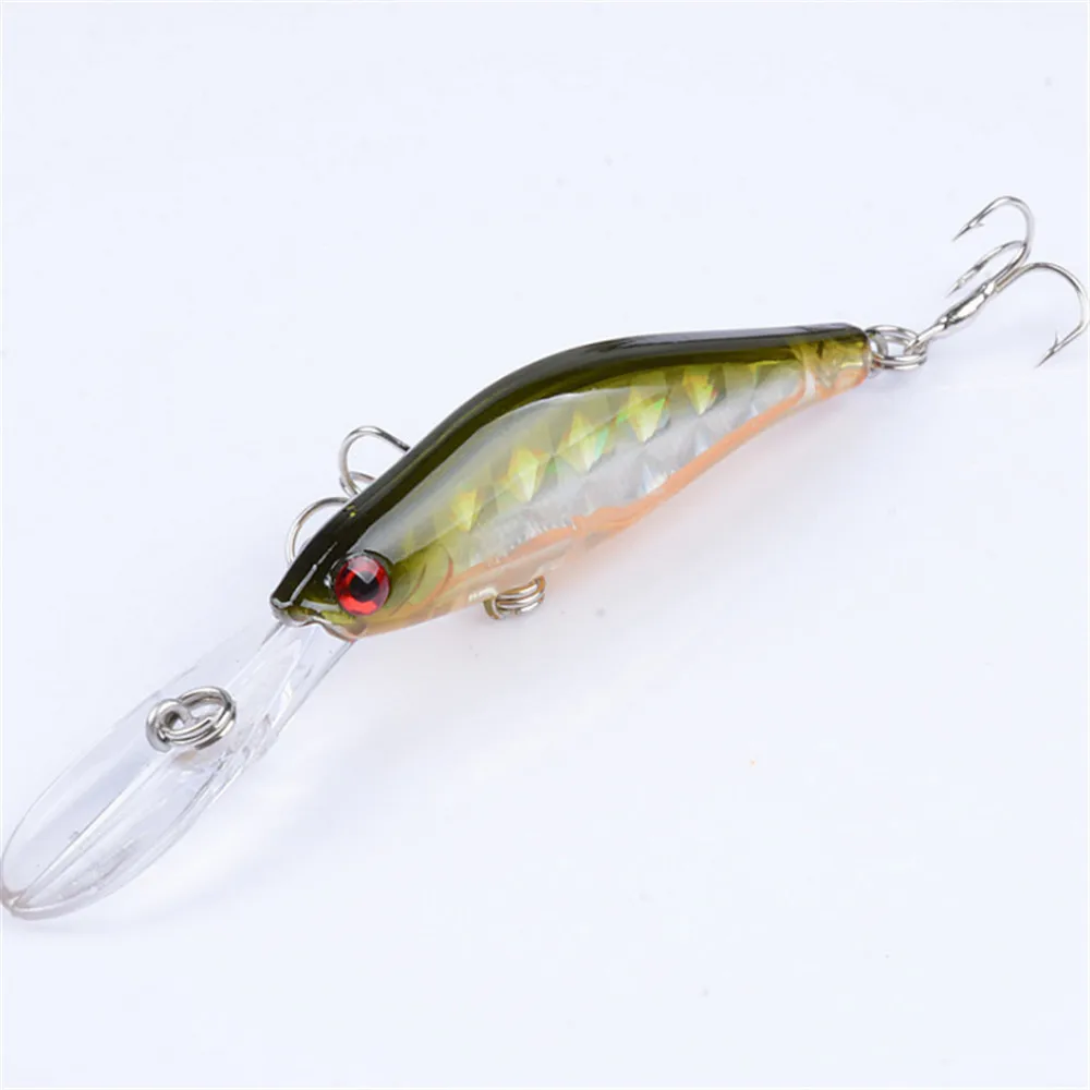 

1pcs 9.5cm 7g Laser Fishing Lures Professional Quality Minnow Wobblers Crankbait Artificial Make Plastic Fish Peche Swimbait