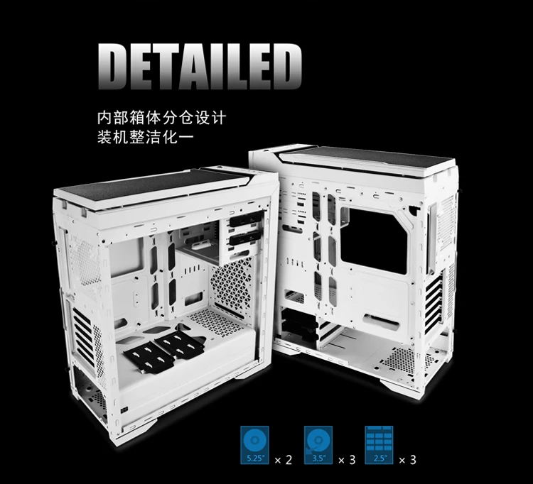 Чехол для компьютера DEEPCOOL Dukase(поддержка материнской платы ATX/Поддержка водяного охлаждения/независимый источник питания/боковой сквозной