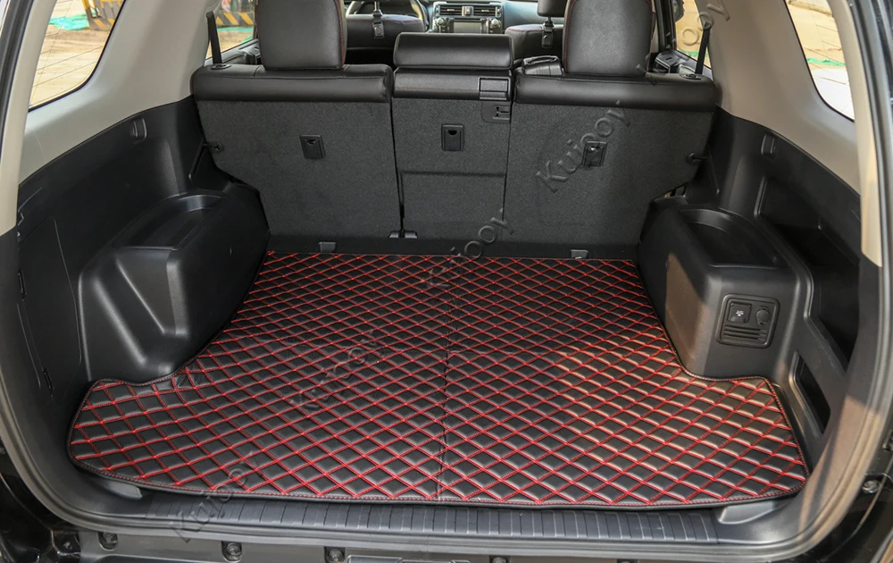 Кожа автомобиля задний багажник коврик для хвостового багажника Декор Накладка для Toyota 4runner+ внешний автомобильный Стайлинг