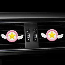 Милый ангел крылья автомобиля освежитель воздуха Духи диффузор авто Интерьер Кондиционер Выход вентиляционный зажим для ароматизатора запах