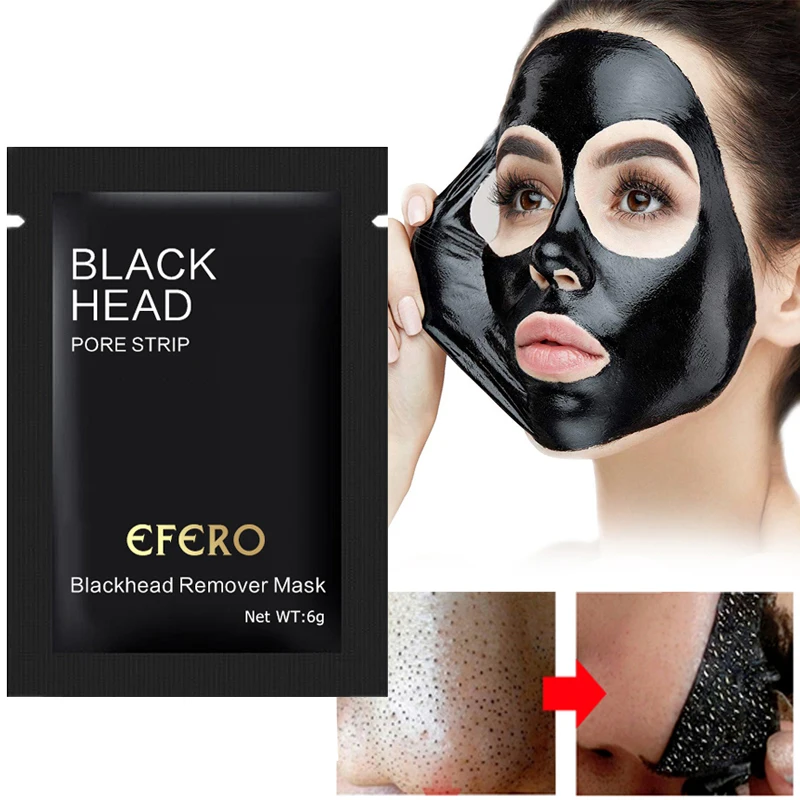 Remove Blackhead Mask for Face Care Black Mask Acne Treatment Pore Strip Peel Off Mask Peeling Black Head Nose Masks Remover