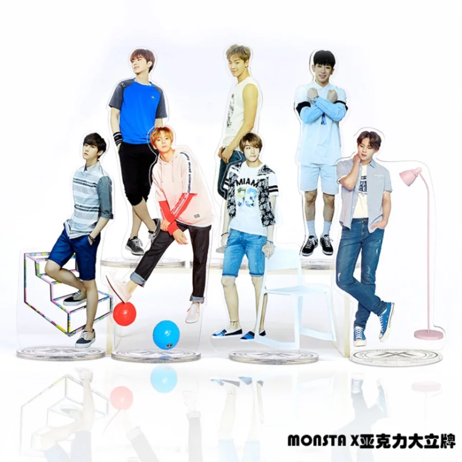Kpop Monsta X Action Figure Doll Shownu Minhyuk IM стоячий стол декор 21 см| |