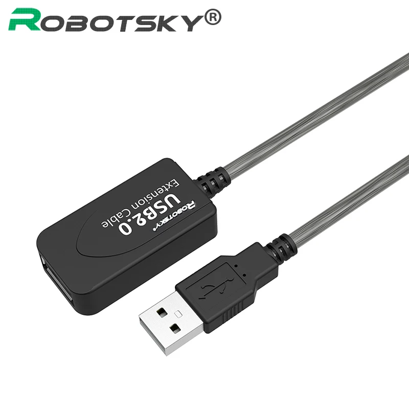 5/10/15/20 M USB 2 0 Удлинительный кабель одиночный/двойной сигнал усиления подключается